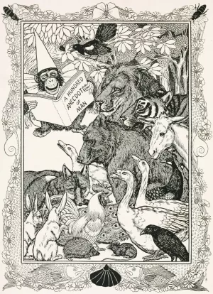 A hundred anecdotes of animals 001 Oil painting by Percy J. Billinghurst