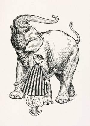 A hundred anecdotes of animals 040 by Percy J. Billinghurst Oil Painting
