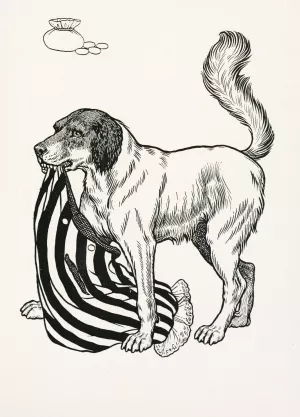 A hundred anecdotes of animals 054 by Percy J. Billinghurst Oil Painting