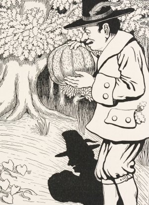 The Acorn and the Pumpkin by Percy J. Billinghurst Oil Painting