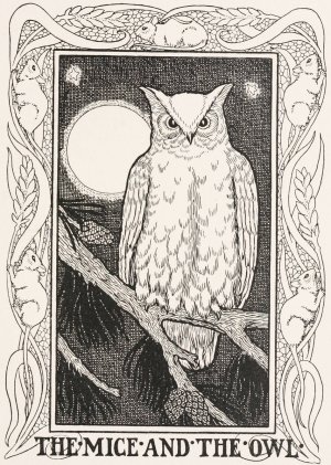 The Mice and the Owl by Percy J. Billinghurst Oil Painting
