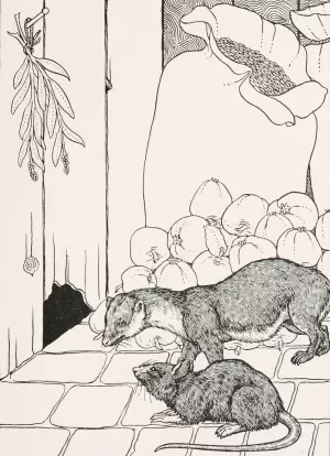 The Weasel in the Granary by Percy J. Billinghurst The Weasel in the Granary by Percy J. Billinghurst Oil Painting