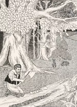 The Woods and the Woodman by Percy J. Billinghurst The Woods and the Woodman by Percy J. Billinghurst Oil Painting