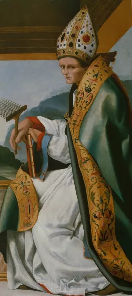 Saint Blaise by Pere Fernandez Oil Painting