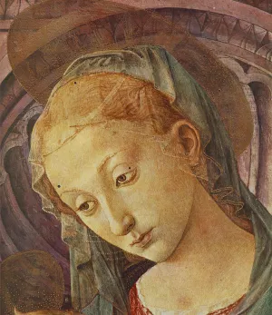 Madonna with Child Detail by Pesellino Oil Painting