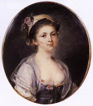 The Painter's Daughter, Adelaide Victorine Oil painting by Peter Adolf Hall