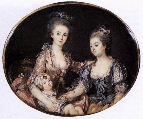 The Painter's Family by Peter Adolf Hall - Hand-Painted Oil Painting Reproduction