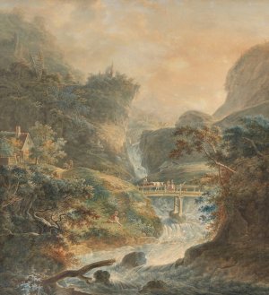 Landschaft mit reisendem Bach im Juragebirge by Peter Birmann Oil Painting