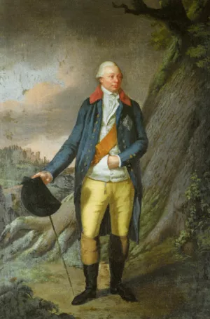 King George III painting by Peter Brown