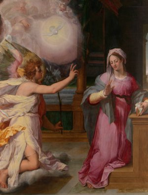 The Annunciation by Peter Candid Oil Painting