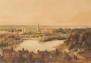 Eton, Twilight by Peter De Wint Oil Painting