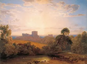 Kenilworth Castle by Peter De Wint Oil Painting