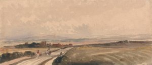 A Yorkshire Road by Peter Dewint Oil Painting