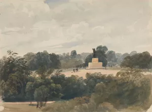 Achilles Statue, Hyde Park, London by Peter Dewint Oil Painting