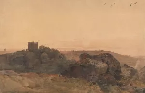 Bolton Castle by Peter Dewint Oil Painting