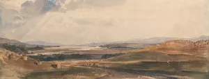 Harvest Time- Cumberland by Peter Dewint Oil Painting