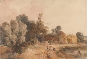 Harvest Time by Peter Dewint Oil Painting