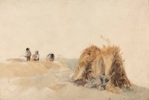 The Cornfield by Peter Dewint Oil Painting