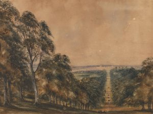 The Long Walk, Windsor by Peter Dewint Oil Painting