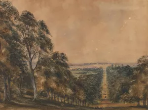 The Long Walk, Windsor by Peter Dewint Oil Painting