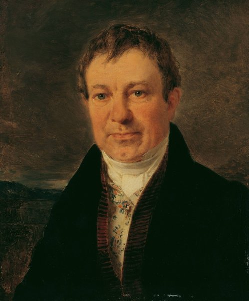 Main Product Photo of Der Schriftsteller August Rockert  Painting by Peter Fendi