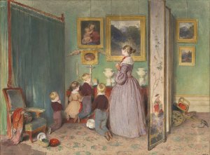 The Evening Prayer by Peter Fendi Oil Painting