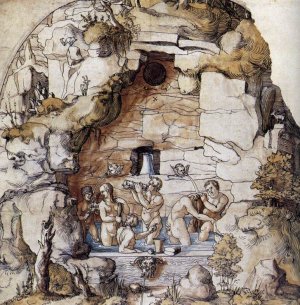 Design for a Wall Decoration by Peter Floetner Oil Painting