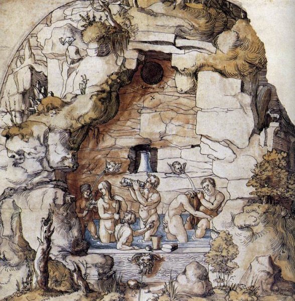 Design for a Wall Decoration by Peter Floetner - Hand-Painted Oil Painting Reproduction