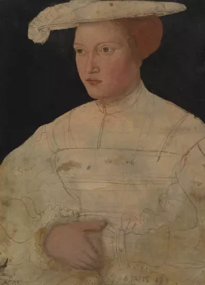 Maria Markgrafin Zu Brandenburg Oil painting by Peter Gertner