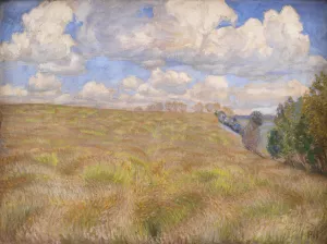 A Field of Waving Rye by Peter Hansen A Field of Waving Rye by Peter Hansen Oil Painting