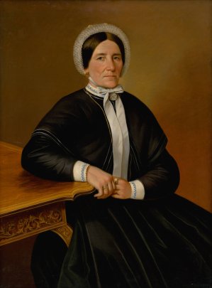 Portrait of a Seated Old Woman by Peter Michal Bohun Oil Painting