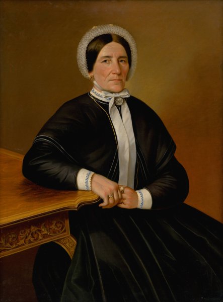 Main Product Photo of Portrait of a Seated Old Woman  Painting by Peter Michal Bohun