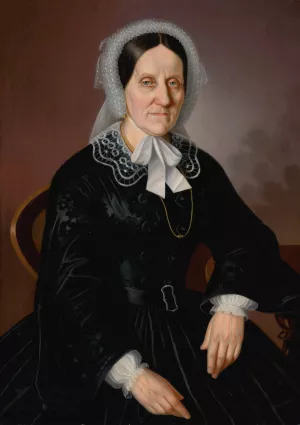 Portrait of an Old Lady Oil painting by Peter Michal Bohun