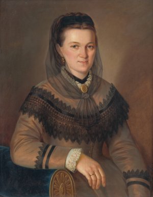 Portrait of Anna Philadelpha by Peter Michal Bohun Oil Painting