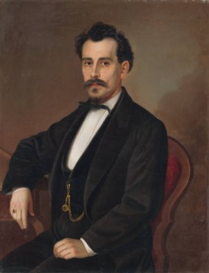 Portrait of Gervay by Peter Michal Bohun Oil Painting