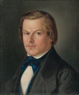Portrait of Jakub Grajchman by Peter Michal Bohun Oil Painting