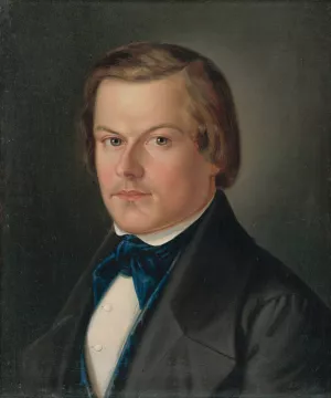 Portrait of Jakub Grajchman by Peter Michal Bohun Oil Painting