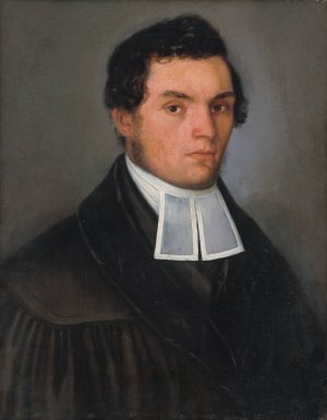 Portrait of Jan Droppa by Peter Michal Bohun Oil Painting