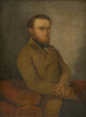 Portrait of Jan Gallay by Peter Michal Bohun Oil Painting