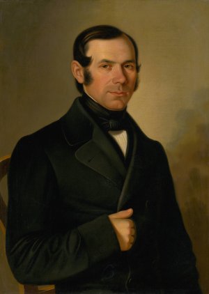 Portrait of Juraj Sipka, a majestic teacher by Peter Michal Bohun Oil Painting