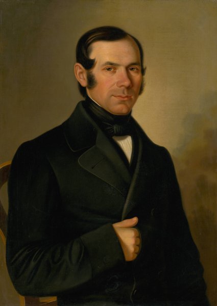 Portrait of Juraj Sipka, a majestic teacher  by Peter Michal Bohun - Hand-Painted Oil Painting Reproduction