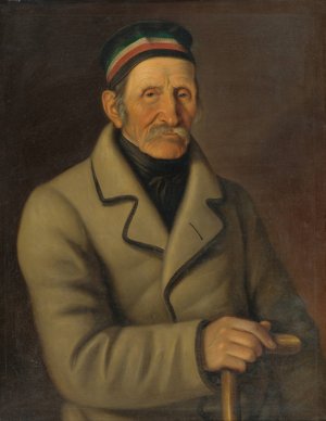Portrait of Michael Kubiny Sr. by Peter Michal Bohun Oil Painting