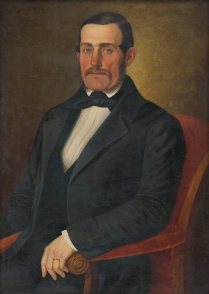 Portrait of Samuel Ball by Peter Michal Bohun Oil Painting