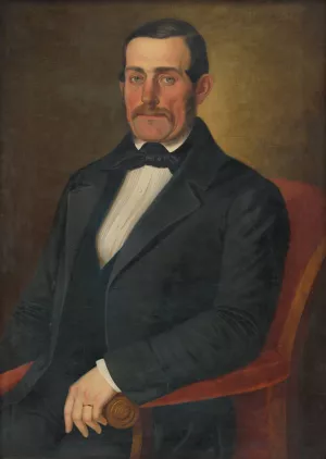 Portrait of Samuel Ball by Peter Michal Bohun Oil Painting