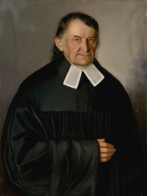 Portrait of Samuel Renss by Peter Michal Bohun Oil Painting