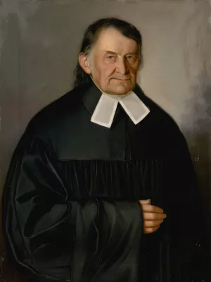 Portrait of Samuel Renss by Peter Michal Bohun Oil Painting