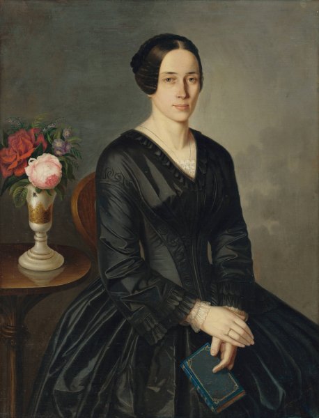 Main Product Photo of Portrait of the Artist's Wife  Painting by Peter Michal Bohun