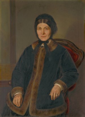 Zuzana Beniacova, nee Bodicka by Peter Michal Bohun Oil Painting