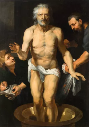 The Death of Seneca by Peter Paul Rubens (Follower) Oil Painting