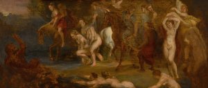 The Flight of Cloelia by Peter Paul Rubens (Follower) Oil Painting